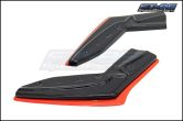 Maxton Design V2 Redline Gloss Black Rear Side Splitters - 2017+ BRZ / 86