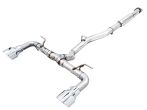 AWE Track Edition Cat-Back Exhaust (Chrome Silver Tip) - 2016-2022 Scion FRS / Subaru BRZ / Toyota GR86