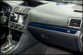 GCS Blue Subaru Trim Pieces (Driver / Passenger) - Requires Pblacksilver or Pblackred - 2015+ WRX / 2015+ STI / 2014+ Forester