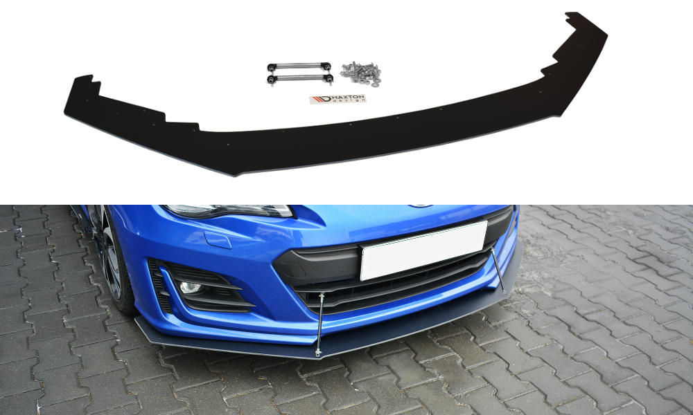Maxton Design Gloss Black Racing Front Splitter V1