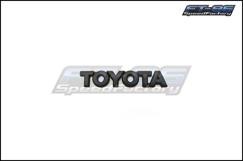 Toyota Matte Black Trunk Emblem