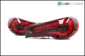 OLM VL Style / Helix Sequential Red Lens Tail Lights (Red Edition) - 2013+ FR-S / BRZ