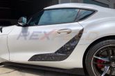 Rexpeed Carbon Fiber Side Door Garnish - 2020-2021 Toyota A90 Supra
