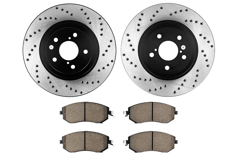 Stoptech Street Axle Pack Drilled Front
