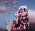 NRG Innovations FRP Sakura Japanese Blossom Edition Bucket Seat (Large) - Universal