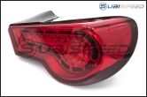 Winjet Tail Lights (Chrome w/ Red Lens) - 2013+ FR-S / BRZ