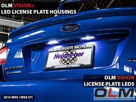 2015 ford focus license plate light