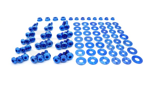 Dress Up Bolts Stage 2 Titanium Hardware Engine Bay Kit (90 Pieces)