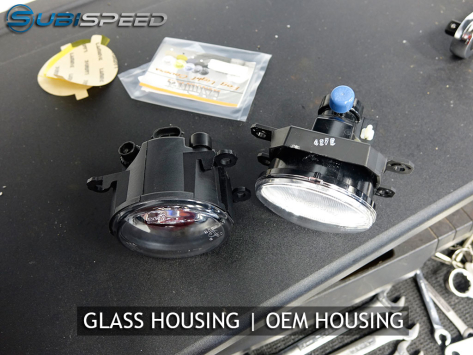 Fog Light Upgrade Kit with Glass Housings - 2015+ WRX / 2015+ STI / 2013+ FR-S / BRZ / 2014+ Forester / 2013+ Crosstrek