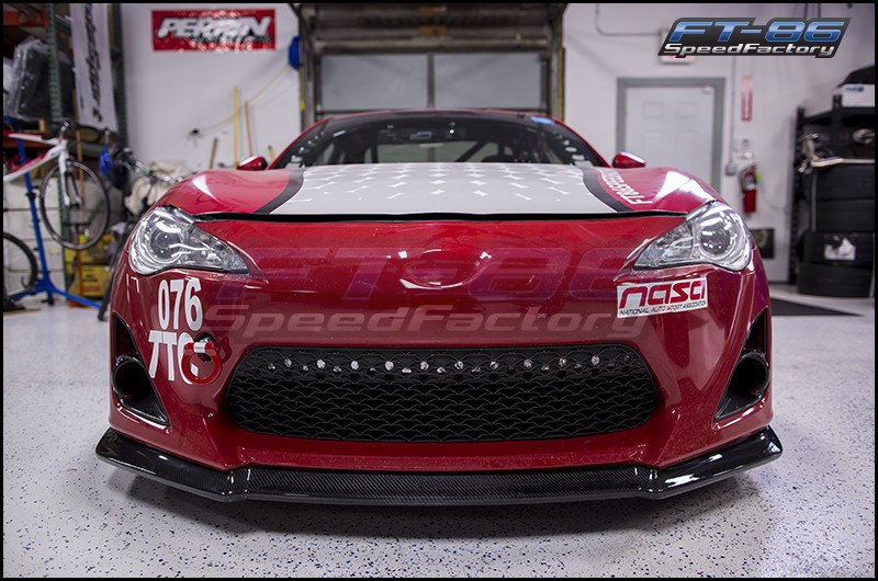 OLM CS Style Carbon Fiber Front Lip 20132016 Scion FRSFTspeed
