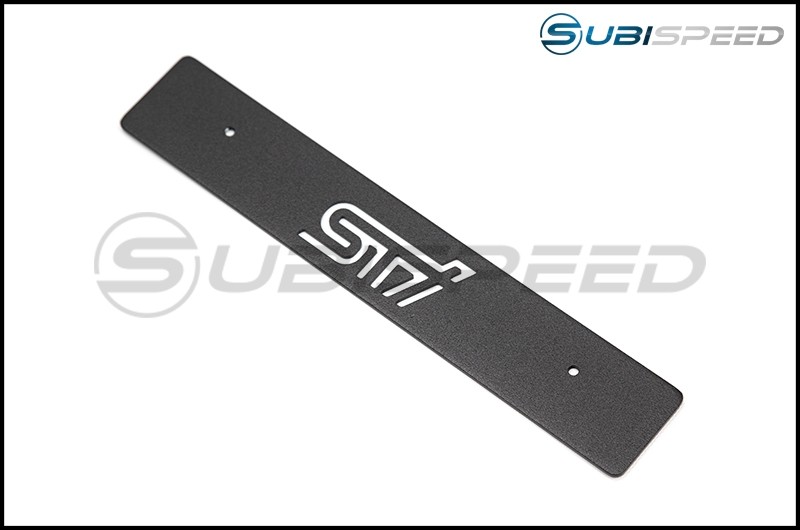 STI Drilled Out Style License Plate Delete