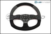 NRG ST-009S Sport Suede Leather Steering Wheel - Universal