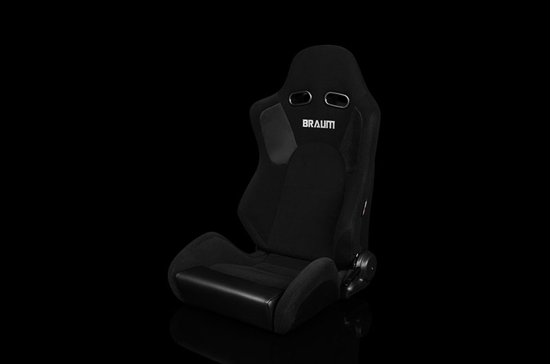 Braum Advan Series Sport Seats - Black Cloth Pair