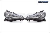 Spec-D Sequential Signal Projector Headlights Glossy Black - 2013-2016 FRS