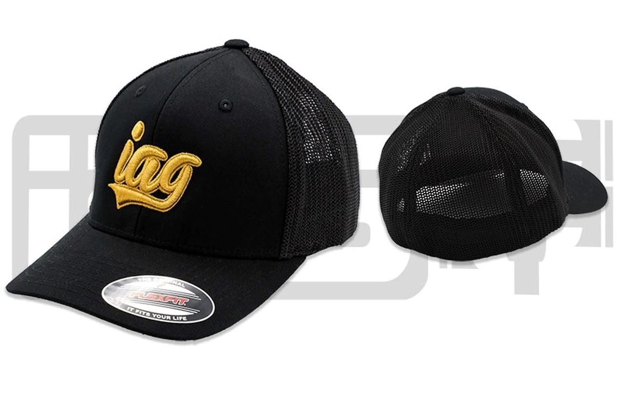 IAG Performance IAG Flexfit Trucker Hat w/ IAG Gold Script