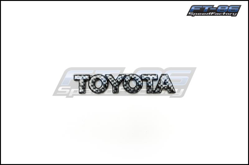 Toyota Carbon Fiber Trunk Emblem