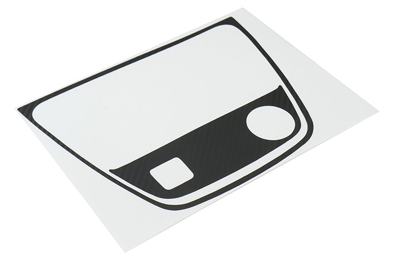 Sticker Fab 3D Carbon Phone Charger / USB / Cigarette Lighter Tray Overlay - 2020 Supra