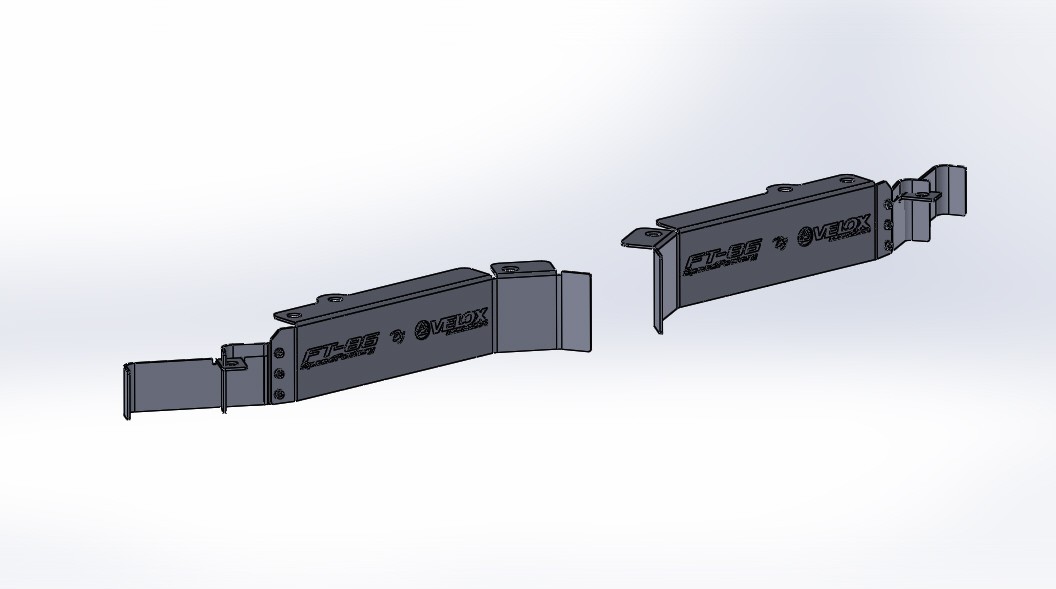 FT-86 SpeedFactory Front Wheel Deflectors by Verus Motorsports