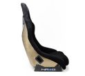 NRG Innovations FRP Bucket Seat ULTRA Edition with peralized back, Black alcantara material(medium) - Universal