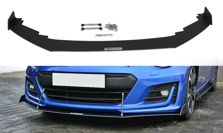 Maxton Design V3 Black Facelifted Racing Splitter
