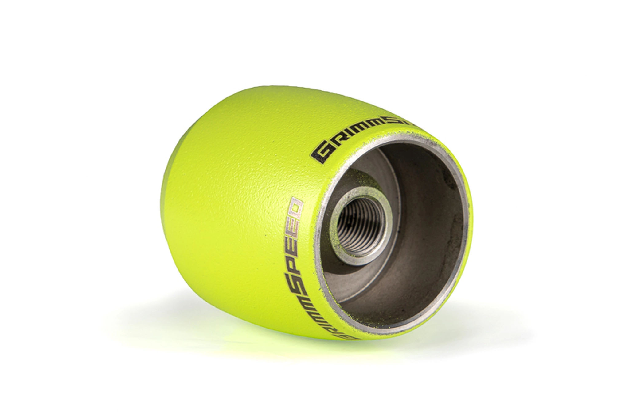 GrimmSpeed Stainless Steel Stubby Shift Knob - Neon Green