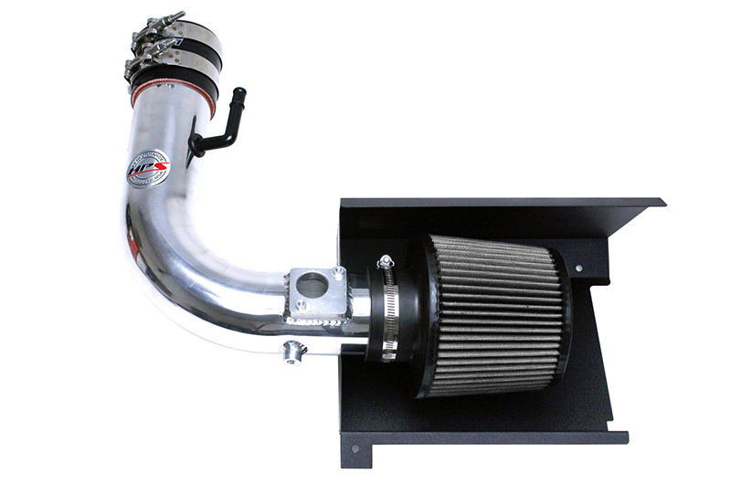 HPS Performance 827-621R Shortram Air Intake Kit with Heat Shield Red 