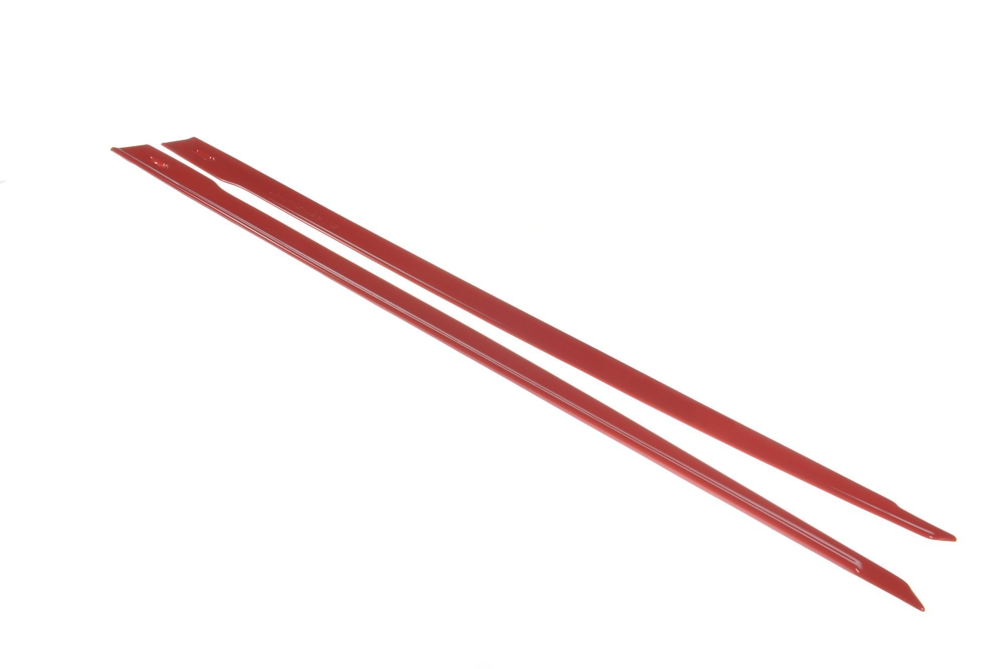 Maxton Design V2 (Gloss Black / Red) Side Skirts
