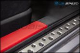 Toyota JDM Black and Red Upper Door Sill Scuff Guard Trim - 2013-2020 FRS / BRZ / 86