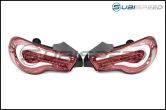 OLM VL Style / Helix Non-Sequential Lens Tail Lights (Clear Lens, Red Base) - 2013-2020 FRS / BRZ / 86