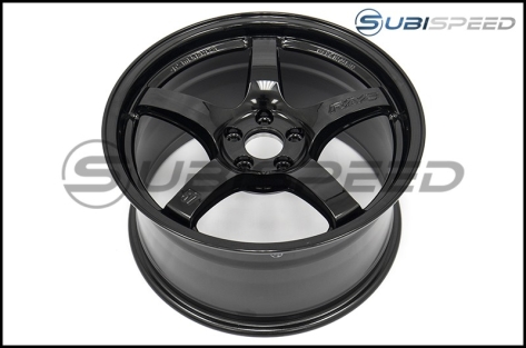 Rays Gram Lights 57CR Gloss Black 18x9.5 +38 - 2013+ FR-S / BRZ / 86 / 2014+ Forester