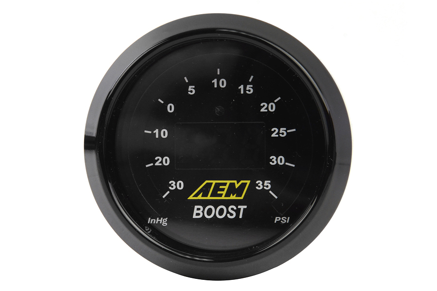 AEM Digital Boost Gauge -30 to 35psi 52mm 