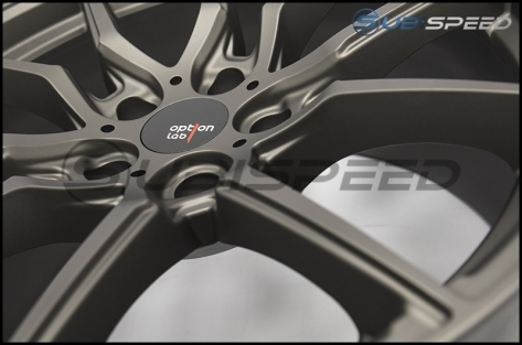 Option Lab R716 Wheels 18x9.5 +35 Nobel Gray - 2013+ FR-S / BRZ / 86 / 2014+ Forester
