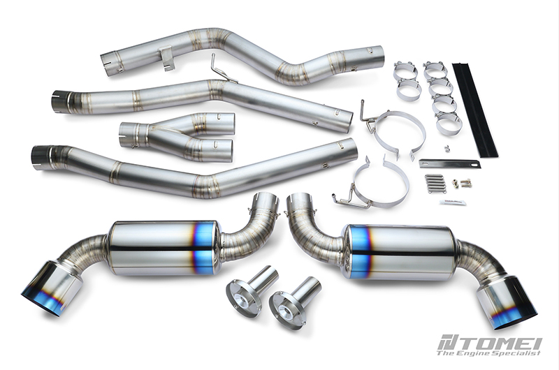 Tomei Dual Exit Full Titanium Expreme Ti Exhaust Muffler Kit Type-D