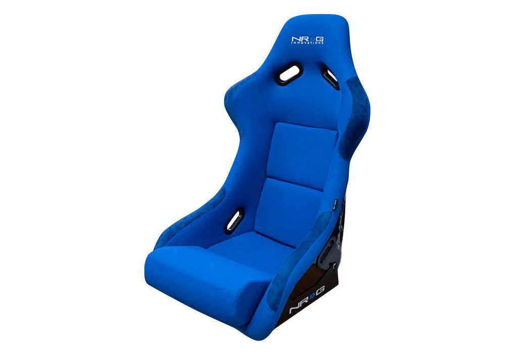 NRG Innovations FRP Bucket Seat Blue Cloth (Large)