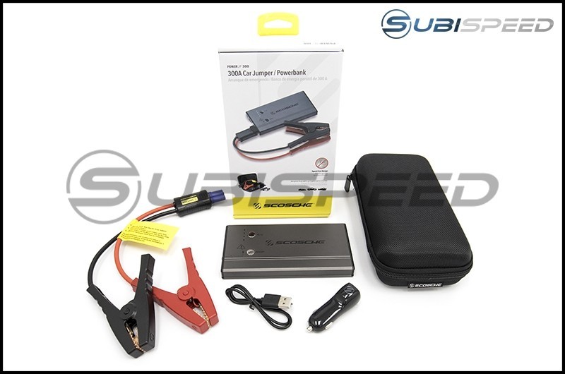 Scosche PowerUp 300 Portable Car Jump Starter / Flashlight / USB Power