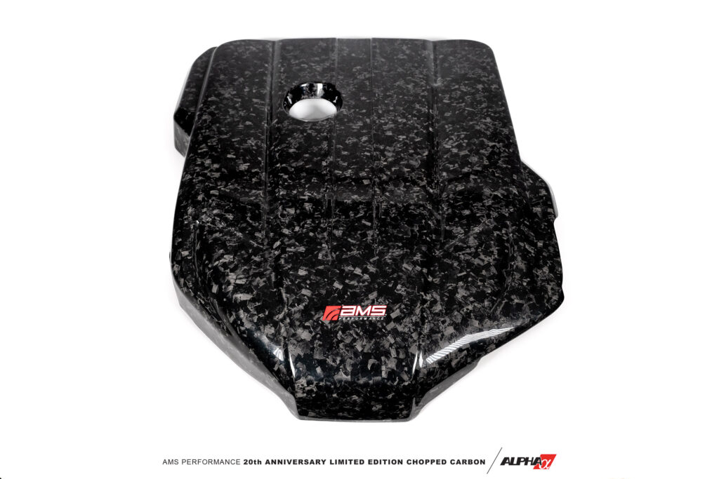 AMS Performance Chopped Carbon Fiber Engine Cover – 20th Anniversary Limited Edition