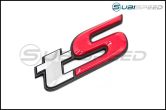 Subaru tS Rear Emblem with Mounting Template - 13+ BRZ - 2013+ BRZ