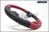 TOM'S Black / Red Leather Steering Wheel - 2013-2016 FR-S / BRZ