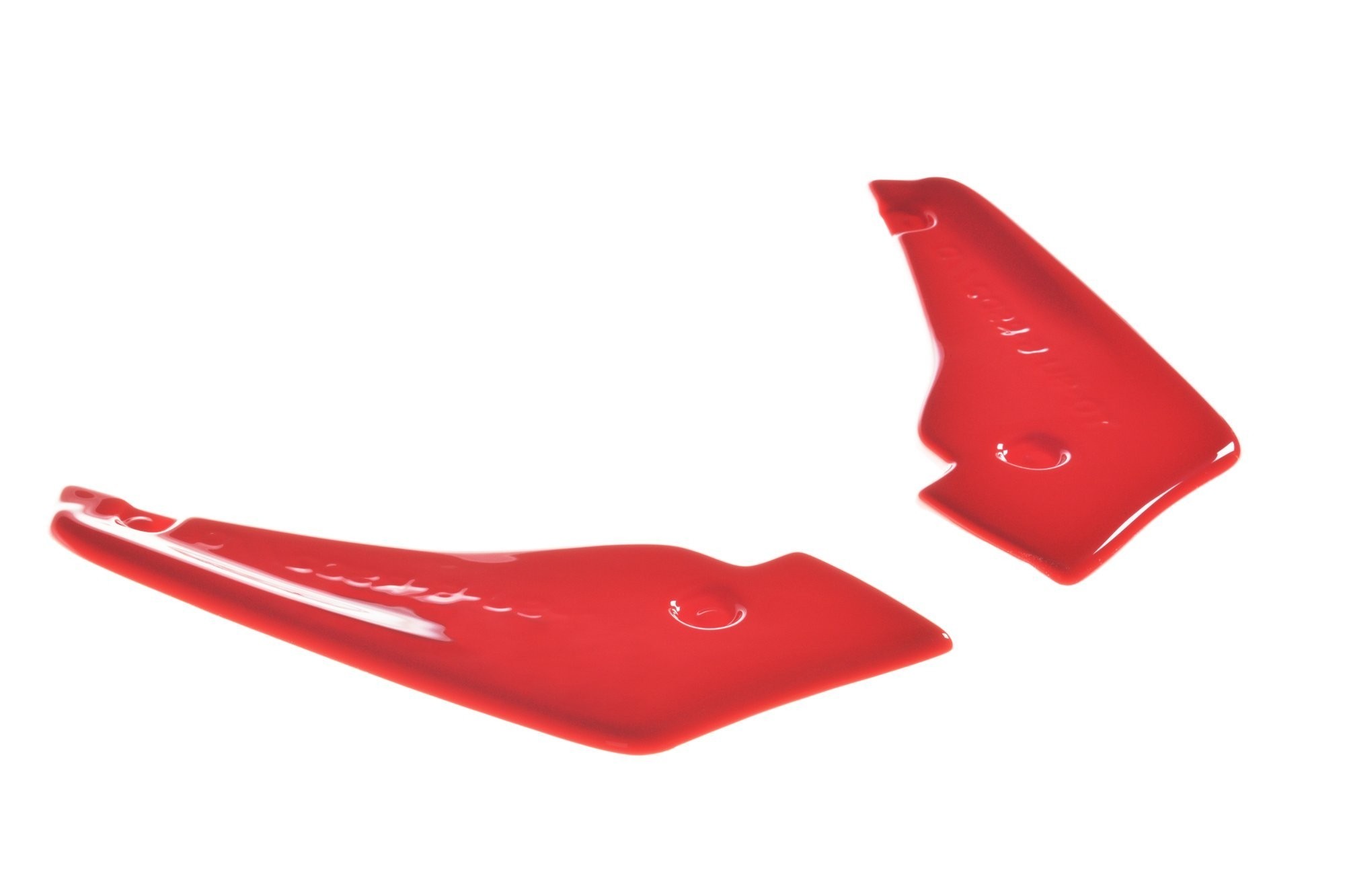 Maxton Design V2 (Gloss Black / Red) Rear Spats