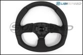 NRG 320mm Sport Leather Steering Wheel Oval - Universal