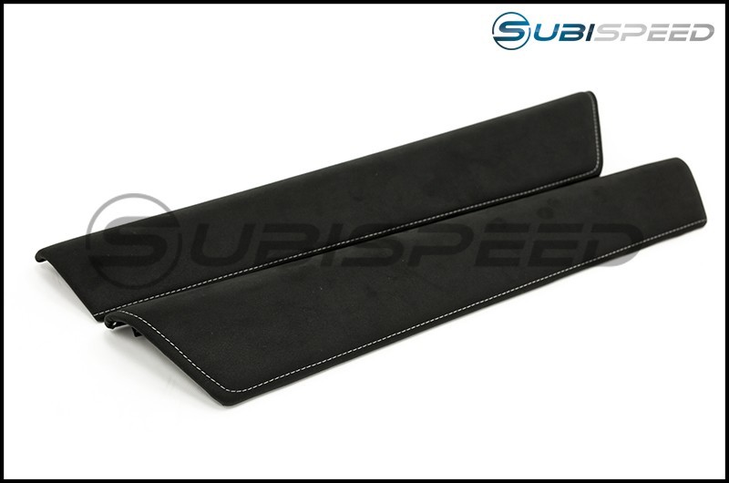 Toyota 2017 Suede Door Trim with Silver Stitching (Upper)