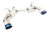 MXP Comp RS TI Tips Catback Exhaust System Blue Tips - 2013+ FR-S / BRZ / 86