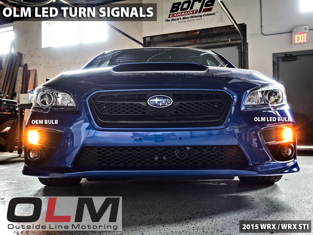 OLM LED Front Turn Signal Bulbs - 2015-2020 Subaru WRX & STI / 2013-2016 Scion FR-S / BRZ  / 2014-2021 Forester / 2013-2021 Crosstrek
