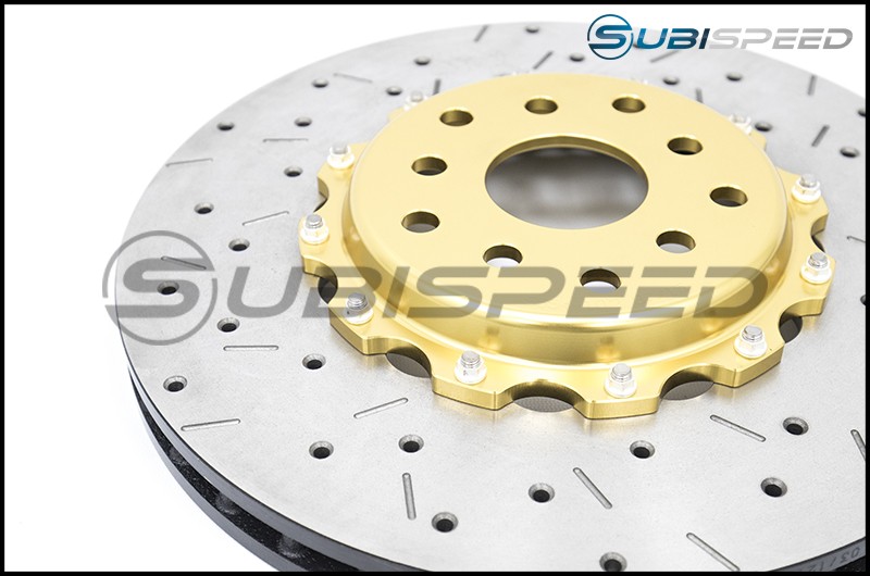 DBA 5000 Series 2 Piece Drilled and Slotted Rotor (Front) 20152017 STI / 2013+ FRS / BRZ