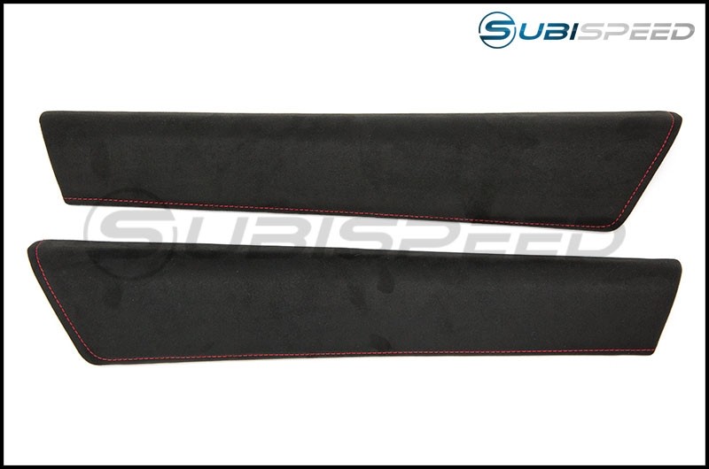Subaru tS Ultrasuede Upper Door Trim with Red Stitching