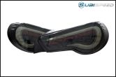 OLM VL Style / Helix Sequential Smoked Lens Black Housing with White Bar Tail Lights - 2013+ FR-S / BRZ / 86