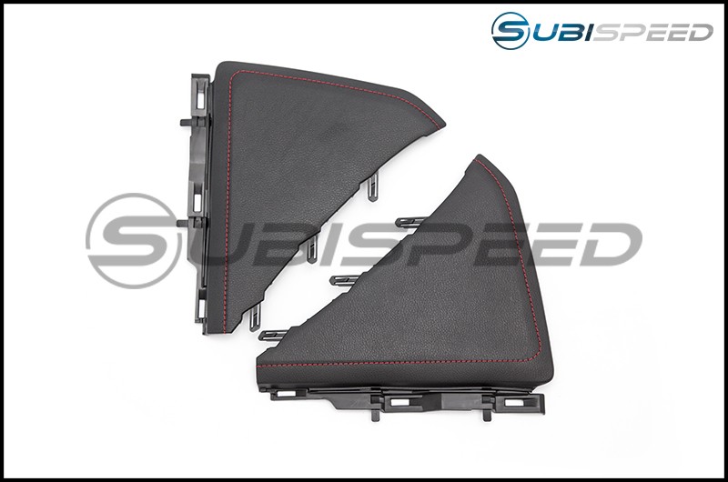 Toyota JDM Knee Pads with Red Stitching