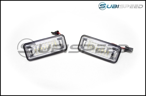 OLM License Plate Bulbs - 2015-2020 Subaru WRX / STI / 2013-2020 Scion FR-S / Subaru BRZ / Toyota 86 / 2014-2018 Subaru Forester / 2013-2018 Subaru Crosstrek / 2017-2020 Impreza 5D (Hatch)