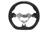 TOMS Steering Wheel Carbon Fiber and Black Leather - 2017-2020 Toyota 86
