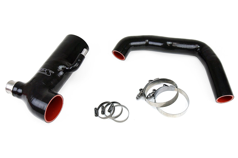 HPS Performance Air Intake Kit with Reinforced Silicone Post MAF Hose + Sound Tube 2pc Kit